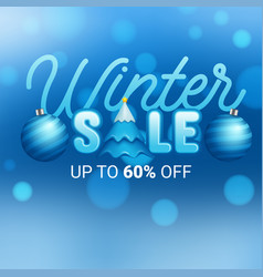 Winter Sale On Christmas Snow