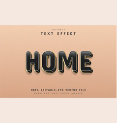 Home Retro Style Text Effect