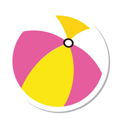 Isolated Colored Beach Ball Icon