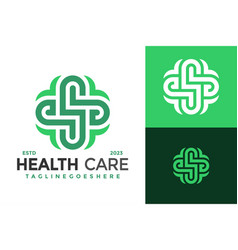 Letter S Health Care Medical Logo Design Symbol