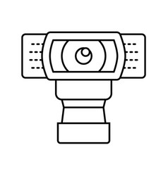 Hd Webcam Home Office Line Icon