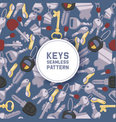 Key Seamless Pattern House Keys Lock