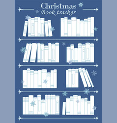 Printable Christmas Book Tracker Many Books