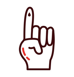 Finger With Blood