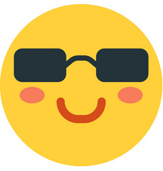 Smiley Face Emoji In Minimal Style