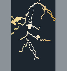 Gold Kintsugi Cover Design Luxury Golden Marble