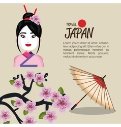 Girl Japanese Kimono Welcome Japan Icon