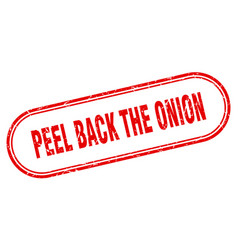 Peel Back Onion Stamp Rounded Grunge Textured