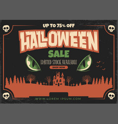 Hand Drawn Flat Halloween Sale