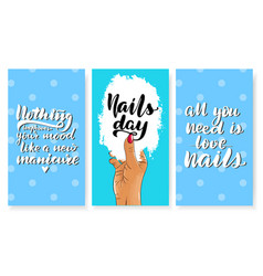 Nails Master Gift Voucher Card Template Pop Art