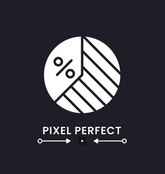 Pie Chart White Solid Desktop Icon