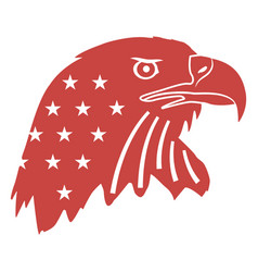 American Eagle Head Cut Out Badge