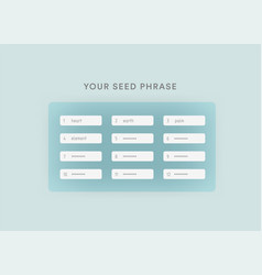 Seed Phrases Recovery Words For Restore