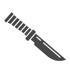 Hunting Knives Flat Line Art Outline