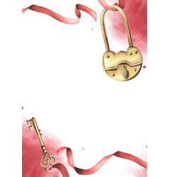 For Valentine S Day A Template With Key