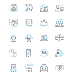 Purchase Online Linear Icons Set Shopify E