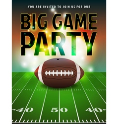 American Football Big Game Party