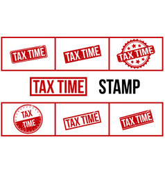 Tax Time Rubber Stamp Set