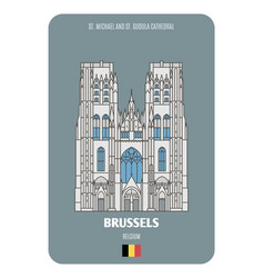 St Michael And Gudula Cathedral In Brussels