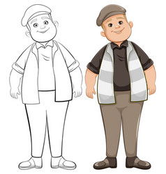 Cartoon Youth Male Wearing Hat