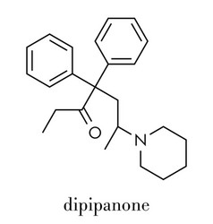 Dipipanone Opioid Analgesic Drug Molecule