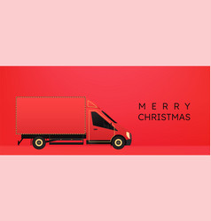 Transportation Delivery Service On Christmas