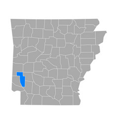 Map Howard In Arkansas