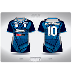 Eps Jersey Sports Shirt Blue And White Wicker