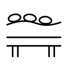 Lithotherapy Stone Therapy Line Icon