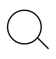 Searche Magnify Glass Thin Line Icon