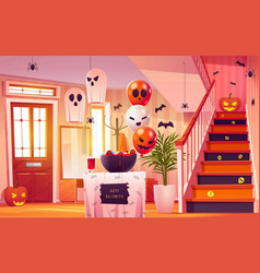 Cartoon Hall Halloween Interior Design