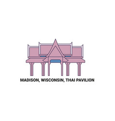 United States Madison Wisconsin Thai Pavilion