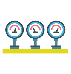 Industrial Gauges Icon Round Pressure Indicators