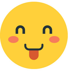 Smiley Face Emoji In Minimal Style