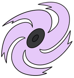 Black Hole Cartoon Colored Clipart