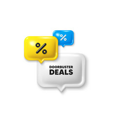 Doorbuster Deals Tag Special Offer Price Sign