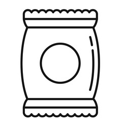 Oatmeal Snack Bar Icon Outline Healthy