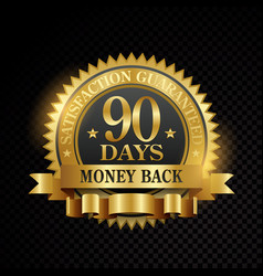 90 Days Satisfaction Guaranteed Golden