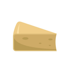 Cheese Parmesan Icon Flat Style