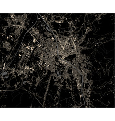 Map Of The City Of Salzburg Austria