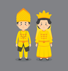 Character Wearing Central Sulawesi Dress