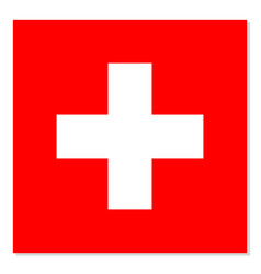 Flag Of Switzerland Swiss National Symbol In