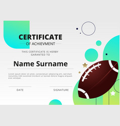 Gradient Sport Certificate Design