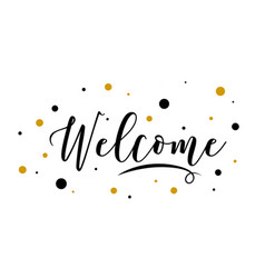 Stylish Welcome Text Banner For Your Office