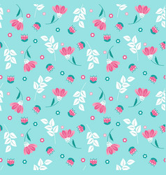 Amazing Seamless Floral Pattern With Bright