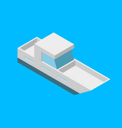 Simple 3d Isometric Boat