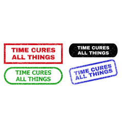 Time Cures All Things Rectangle Stamps Using