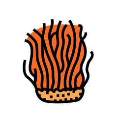 Cordyceps Mushroom Color Icon