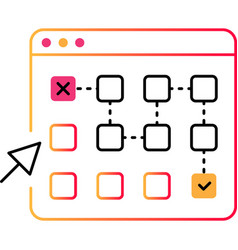 Business Plan Outline Icon Work Management