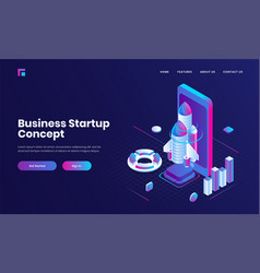 Purple Website Poster Or Landing Page Design With